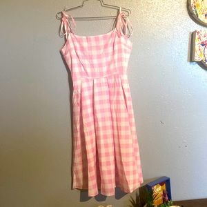 Barbie themed below knee dress